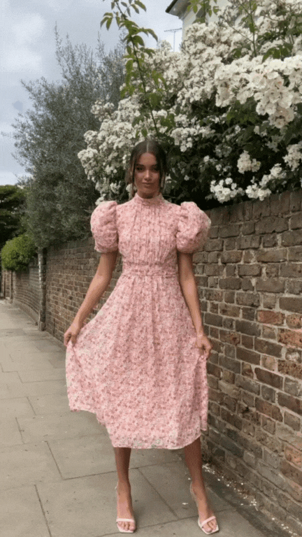 Pink Safia Dress - Anne Louise Boutique