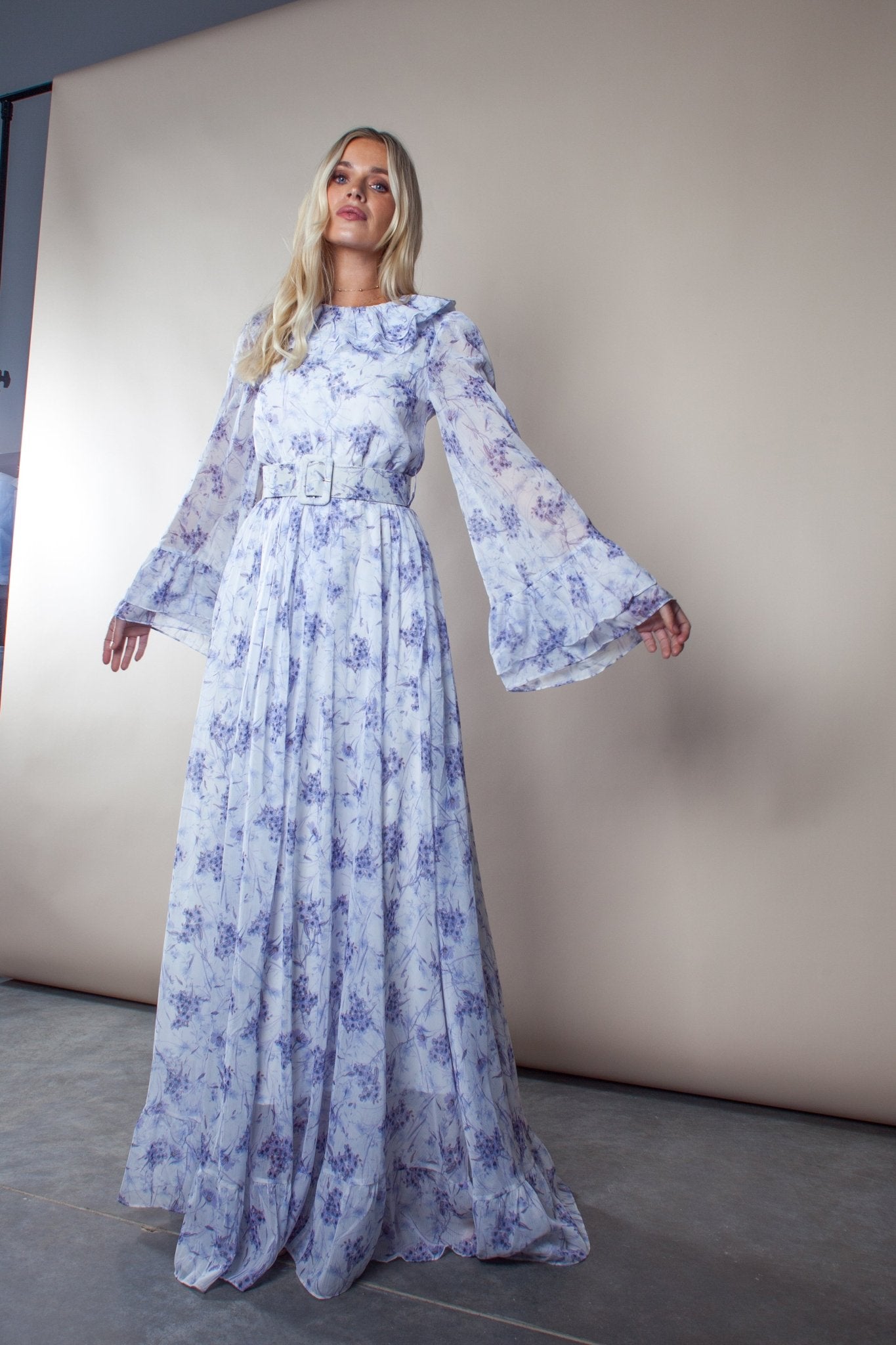 The Hibiscus Maxi Dress - Anne Louise Boutique