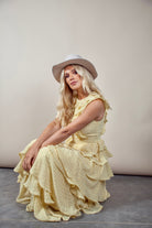 Sunset Ruffle Dress - Anne Louise Boutique
