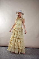 Sunset Ruffle Dress - Anne Louise Boutique