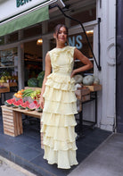 Sunset Ruffle Dress - Anne Louise Boutique